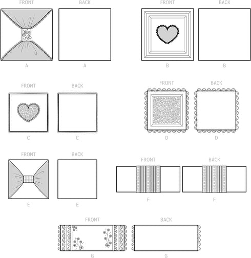 Simplicity Cases Sewing Pattern Kit, Code S9573, for 12" x 22", 14" x 14", and 20" x 20" Pillows, Multicolor...