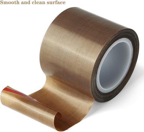 iVict Teflon Tape/PTFE Tape for Vacuum Sealer Machine,Hand and Impulse Sealers (4-inch x 33 Feet)-Suitable for FoodSaver, Seal A Meal, Weston, Cab...