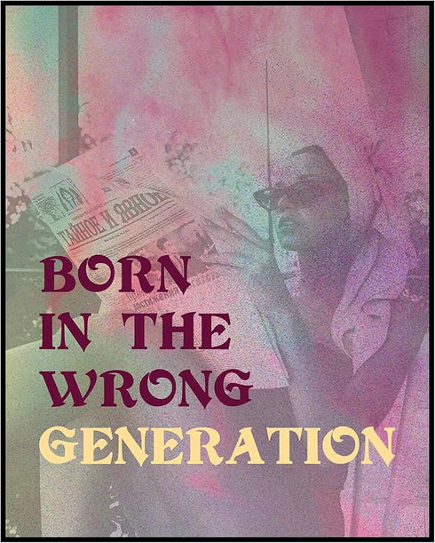 Posterizer 1 pcs-wrong generation-Trippy pastel Aesthetic print-Retro Art-Motivational & Inspirational Art-Living Room Bedroom Decor- unframed wal...
