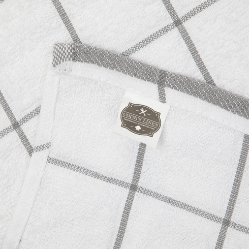 Arkwright Kitchen Tea Towels - (Pack of 12) Soft, 100% Cotton Terry Dishcloths, Highly Absorbent & Quick Dry, Hand Washcloths for Washing, Drying,...