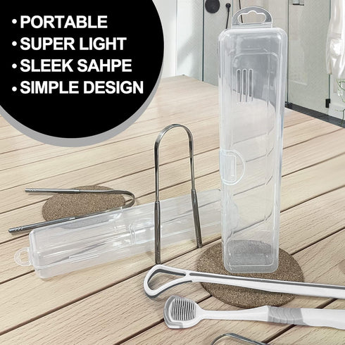 Tongue Scraper Case, Tongue Scraper Travel Case, Tongue Cleaner Case, Case for Tongue Scraper (2 Pack)...