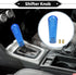Gear Shifter Knob Kit, 15cm Faux Crystal Stick Shifter Lever Knob Universal for Automatic and Manual Vehicles Durable Acrylic Blue with 2 Adapter...