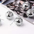 12 Pcs Silver Disco Mirror Ball for Party Decoration, Christmas Tree Wedding Birthday Party Ornaments(4CM)...