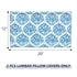 Outdoor Lumbar Pillow Covers 12”x20”, Rectangle Throw Pillow Covers for Patio Furniture, Decorative Lumbar Cushion Case for Garden Balcony Couch O...