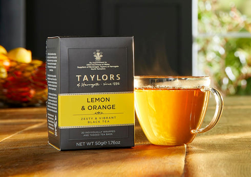 Taylors of Harrogate Lemon & Orange Black Teabags, 20 Teabags...
