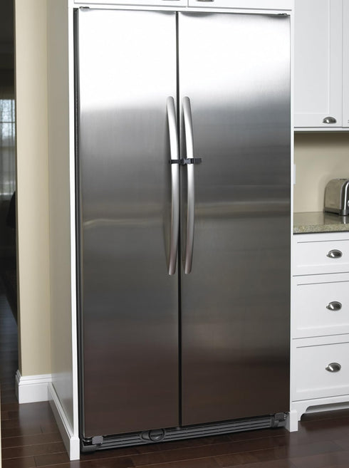 Double Door Fridge Guard, Black Strap...
