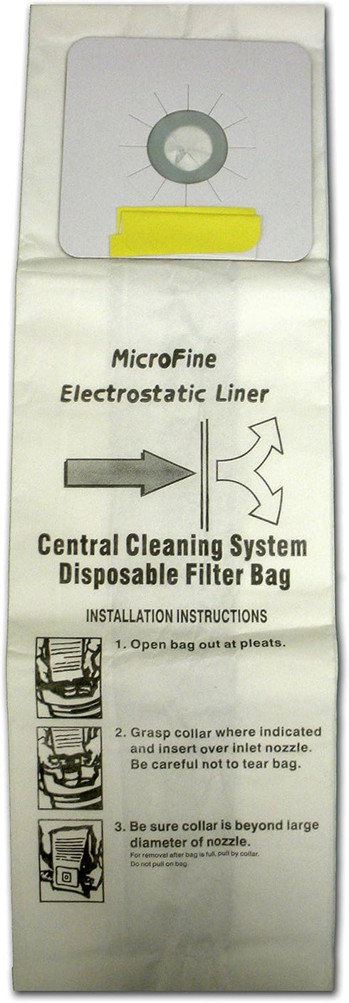 EnviroCare 3 Pack Nutone Microfiltration Central Vacuum Cleaner Bags...