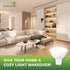 Bioluz LED 6 Pack MR16 LED Bulb 50W Halogen Replacement Non-Dimmable 7w 3000K 12v AC/DC UL Listed Pack of 6...