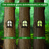 Fairy Garden Accessories Yard Garden Sculpture Decoration Gnome Home Window and Door with lamp Decoration for Trees...