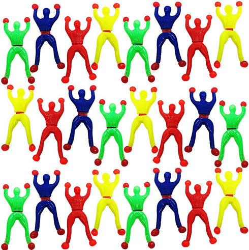 ArtCreativity Sticky Wall Climbers, 24PCS Mountain Climber Figures, Stretchy Sticky Toys for Kids, Anxiety Relief Toys, Party Favors for Kids, Gre...