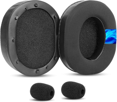 Cooling Gel Replacement Earpads Cushions Compatible with Razer BlackShark V2/BlackShark V2 Pro/BlackShark V2 X Gaming Headset Ear Pads with Coolin...