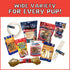 Pet Factory Twistedz American Beefhide 5" Twist Sticks Dog Chew Treats w/ Real Beef Meat Wrap - 20 Count/1 Pack...