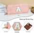 Birthday Gifts for Girls, Pink Makeup Bag Cosmetic Bag Cute Makeup Bag Monogram Makeup Bag, Personalized Gifts for Teen Girls Tween Girls Gifts Wo...