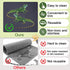 17.7 x 80 Inch Bearded Dragon Tank Carpet, Reptile Terrarium Liner Substrate for Leopard Gecko, Snake, Lizard and Tortoise, Non-Adhesive Reptile M...