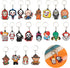 20pcs Horror Keychain, Silicone Keyring Key Chain, Key Accessories for Kid Boy Girl Party Favors Gift...