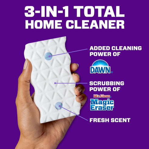Mr. Clean Magic Eraser Ultra Foamy Multi Purpose Cleaner, Foaming Magic Eraser Sponge Multi Surface Cleaner, 5ct...