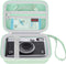 Camera Carrying Case Compatible with Fujifilm Instax Mini EVO Instant Camera, Camera Lens cover Photo Printer Travel Protective Storage Holder,Mes...