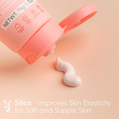 Super Clay Face Mask, 2.7 oz - With Kakadu Plum, Magnesium, Zinc and Silica - Nourishing Face Mask - Clay Mask for All Skin Types...