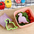 Elfkitwang Sandwich Cookie Cutters Set, Dinosaur,Heart,Star,Mouse,Sandwich Knife Cookie Knife Vegetable Cutter Food Grade Cookie Mould.(12Pcs)...