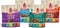 PLATO Taste of Plato Dog Treats - Real Meat - Air Dried - Made in The USA - Variety Pack - Lamb, Salmon, Duck and Turkey Flavor, Multi, 4 Count (P...