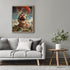 Posterizer 1 pcs-Terrifying Mario Head with magic mushrooms-Abstract & Modern Art-Fantasy & Fiction Art-Gift for gamers-Decor for Game Room or Man...