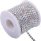 KAOYOO 10 Yards 4MM Crystal Rhinestone Close Chain Trim for Sewing Crafts,DIY Decoration...