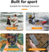 Waterproof Case for iPhone 15 Pro Max, IP68 & Built-in Lens Screen Protector Full Body Magnetic Protective Phone Case for iPhone 15 Pro Max, Dropp...