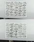 YUYUZSEN 59 Pcs Water Soluble Hand Sewing Stabilizers?Embroidery Stick and Stitch Embroidery Paper Wash Away?for Embroidery Stabilizers Flower Pat...