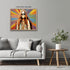 Posterizer 1 pcs- psychedelic funky hippie colorful person 3-Fantasy & Fiction Art-Retro Art- Living Room Bedroom Decor- unframed wall art...