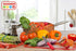 Meat Red Kitchen Knife – 6” Steak and Vegetable Knife - Razor Sharp Pointed Tip, Straight Edge - Color Coded Kitchen Tools...
