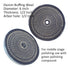 6PC 6 Inch Stainless Steel Polishing Buffing Wheel Kit for Bench Grinder,kit with Each 1PC 1/2 Inch Arbor Hole Sisal/Denim/Cotton Wheel and Each 1...