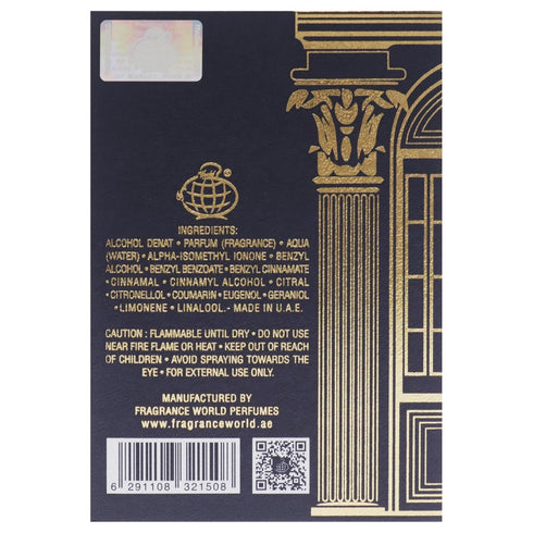 TAWAKKAL PERFUMES Fragrance World Barakkat Satin Oud EDP Perfume 100ml (3.4FL OZ)...