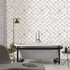 17.71inx118in Gray White Stripe Wallpaper Modern Geometric Contact Paper Peel and Stick Wallpaper Self Adhesive Removable Home Decorative Wall pap...