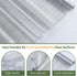 FEOMOS Clear Water Window Privacy Film, Non Adhesive Window Cling, Decorative Window Sticker, Window Covering Translucent Glass Film for Windows D...