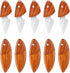 Portable Dolphin Shaped Imitation Wood Grain Draped Handle Pocket Knife 10 PACK Utility Knives 2.2Inch,Suitable for Unpacking, Fruit Cutting...