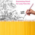 2Pcs Everlasting Metallic Pencil, Reusable Metal Inkless Pencil with 4 Replacement Nibs/Eraser, Metal Eternal Pencil Unlimited Writing Erasable In...
