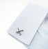 Silver Electric Guitar Men CuffLinks in Gift Box for Business Wedding Anniversary Shirt Present Unisex Metal Cuff Links...