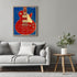 Posterizer 1 pcs-illustration of a classic Gibson Les Paul electric guitar-Sports & Hobby Art-Musical Art Collection-Gift for Music Fans- unframed...