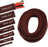 30ft PET Expandable Sleeving Wire Cable Sleeve (1/6", Red&Black)...