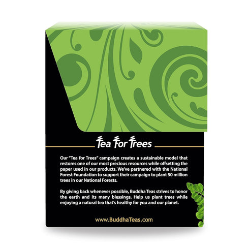 Buddha Teas - Moringa Tea - Herbal Tea - Source of Essential Vitamins & Minerals - Natural Ingredients - Caffeine Free - OU Kosher - 18 Tea Bags (...