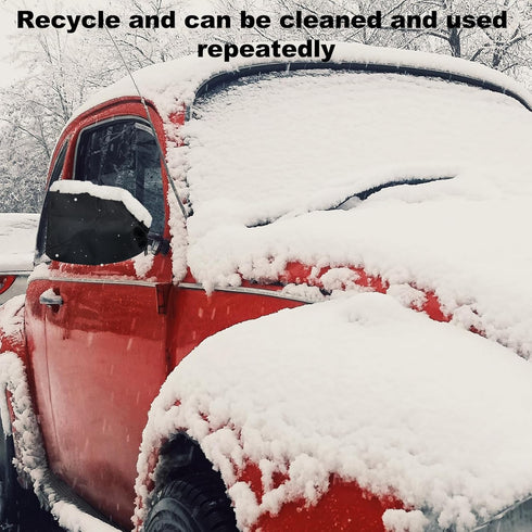 2pcs Mirror Snow Covers, Waterproof Windproof Car Side Mirror Covers Protector for Winter Mirror Guard Fits for Most Cars, Trucks, Vans and SUVs, ...