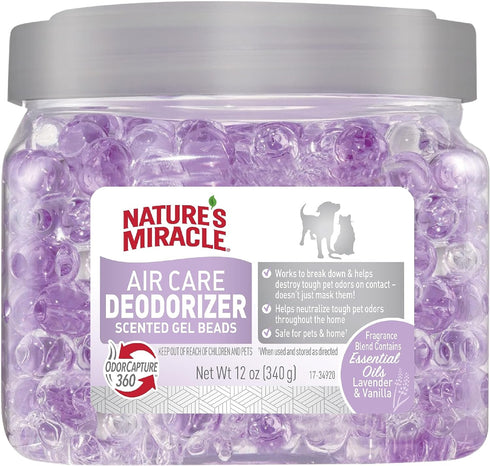 Nature's Miracle Air Care Deodorizer Scented Gel Beads 12 oz...