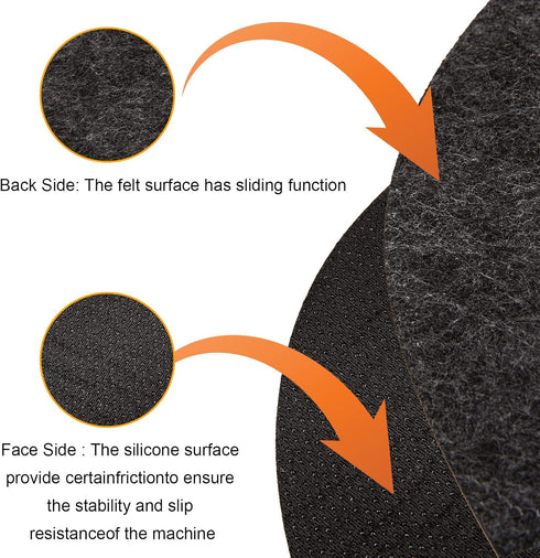 Oval Slow Cooker Heat Resistant Mat for 6-8 Quart, Silicone Countertop Protector Appliance Slider Mat Compatible with Crock-Pot/Elite Gourmet/Hami...