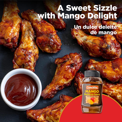 Conchita Mango BBQ Sauce, 14 oz - Cookout Essentials - Perfect for Grilling, Marinating, and Dipping...