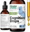 Cognition Drops for Dogs - Lion's Mane Mushroom Supplement for Dogs - Brain Health Support w/Ginkgo Biloba - Cognitive Drops w/Ashwagandha Root - ...