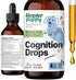 Cognition Drops for Dogs - Lion's Mane Mushroom Supplement for Dogs - Brain Health Support w/Ginkgo Biloba - Cognitive Drops w/Ashwagandha Root - ...