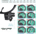 LED Illuminated Double Eye Jeweler Watch Repair Magnifying Glasses Loupe Headband Magnifier -8 Interchangeable Lens: 2.5X/4X/6X/8X/10X/15X/20X/25X...