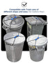 ENCASED Trash Can Lock for Animals/Raccoons, Bungee Cord Heavy Duty Large Outdoor Garbage Lid Lock ((Does NOT Include Trash Can))...
