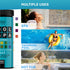 JNW Pool Test Strips, 4in1 Quick & Accurate 100 Pool and Spa Test Strips, Pool Water Test Kit - Free Chlorine, pH, Alkalinity, Cyanuric Acid Pool ...