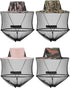 4 Pieces Mosquito Head Mesh Mosquito Cap Net Hat Face Cover with Zipper Foldable Fly Protection Netting Hat for Fishing Hiking Gardening, 4 Colors...